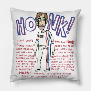 Herbie HONK Shirt (Front Only) Pillow