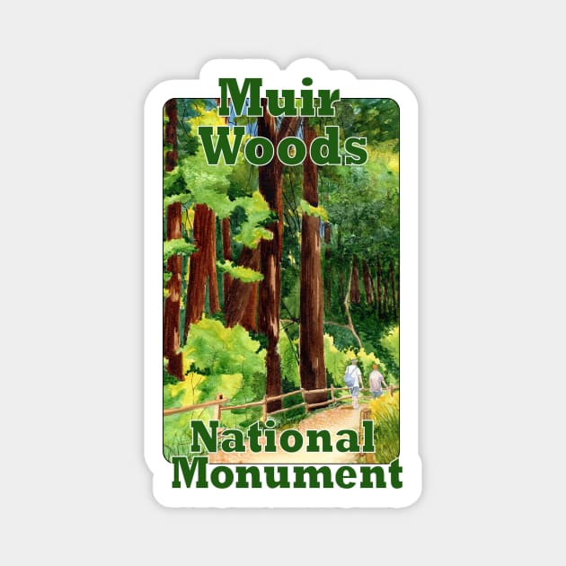 Muir Woods National Monument Magnet by MMcBuck