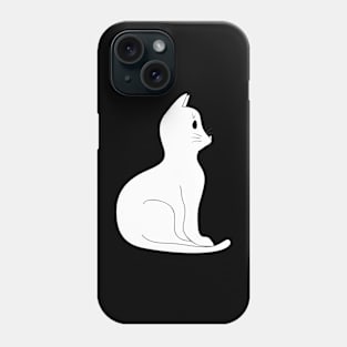 White cat Phone Case