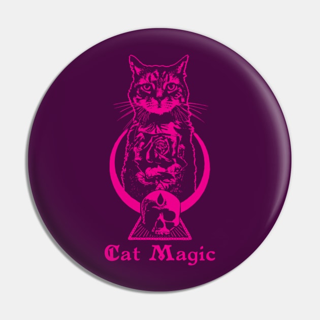 Cat Magic Pin by Joodls