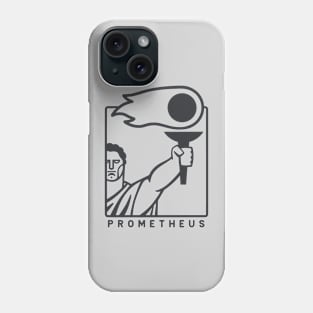 Minimalist art of Prometheus. For Geek mythology fans Phone Case