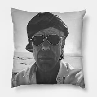 Anthony bourdain vintage Pillow