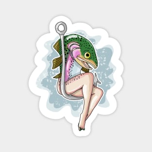 Reverse Mermaid Magnet