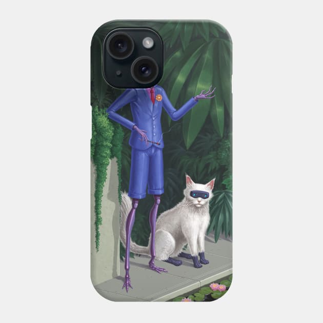 Zambu & Melchior Phone Case by Oliver Bown Designs