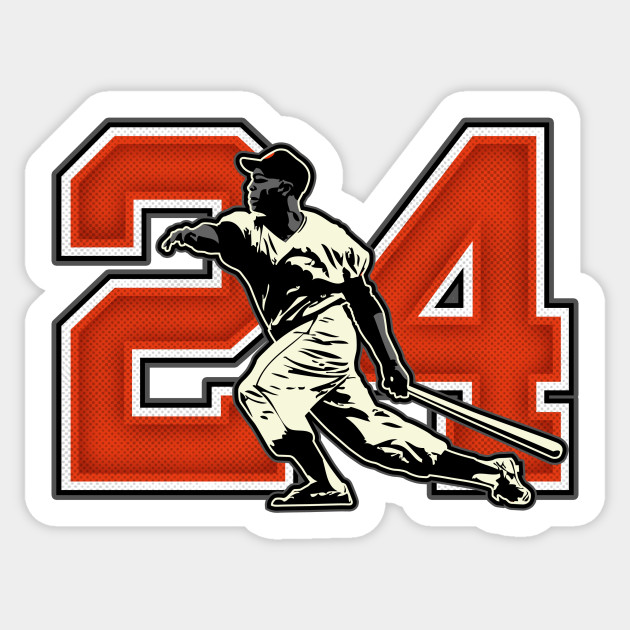 24 - Say Hey - Willie Mays - Sticker 