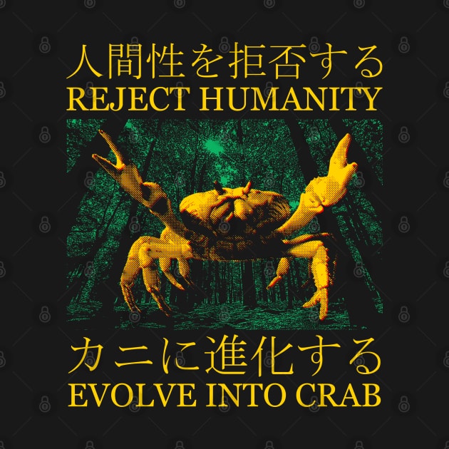 Evolve into Crab Japanese Vintage by giovanniiiii