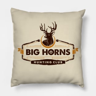 Deer Hunting Club Pillow