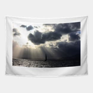 Light my lone way home. Sailing in San Francisco Bay 2011 Tapestry