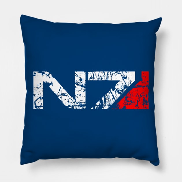 N7 - Grunge Pillow by Remus