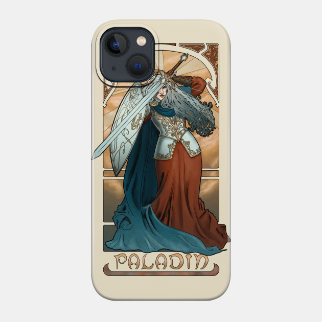 La Paladin - The Paladin - D And D - Phone Case