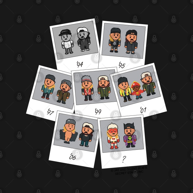 Jay and Silent Bob Snapshot Collage by gkillerb