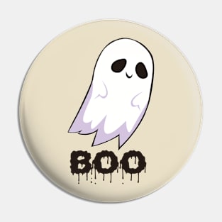 cute funny ghost , halloween boo Pin