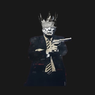 Donald Trump: King Trump on a Dark Background T-Shirt