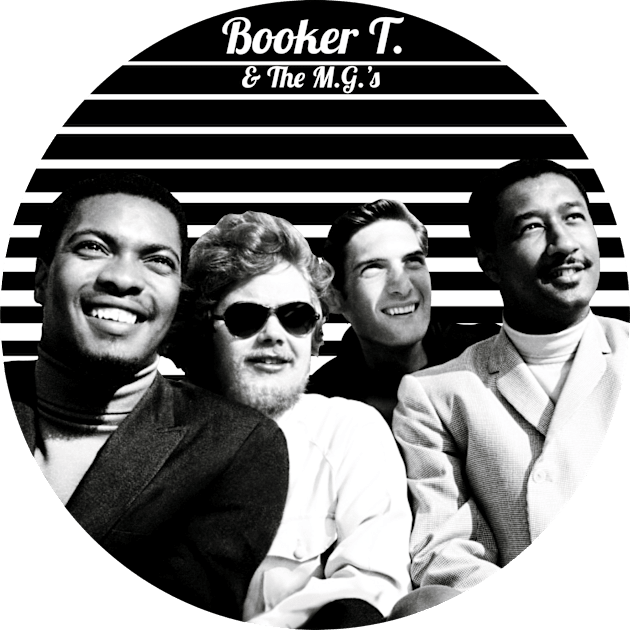 Booker T & The M.G.'s - B&W Kids T-Shirt by CoolMomBiz