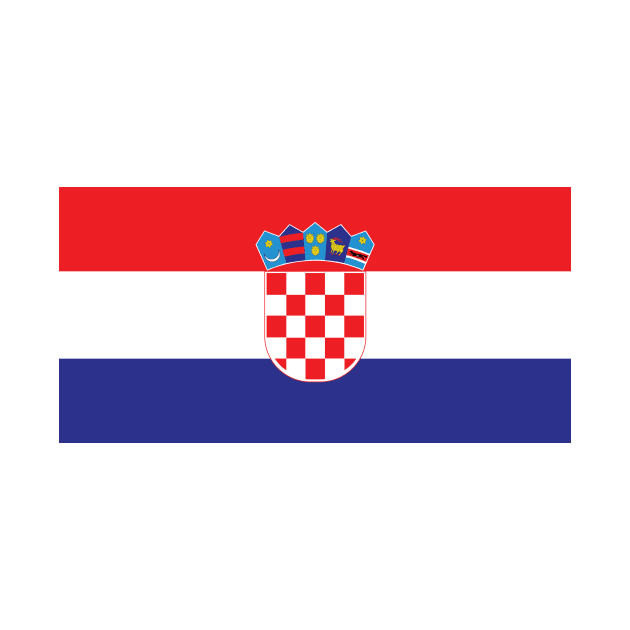 Croatian Flag by Wickedcartoons