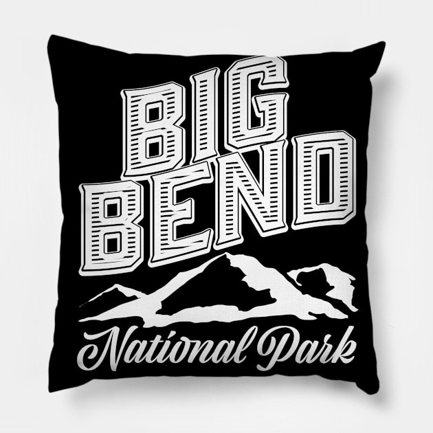 Big Bend national park USA Pillow by nickemporium1