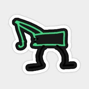 green crunk Magnet