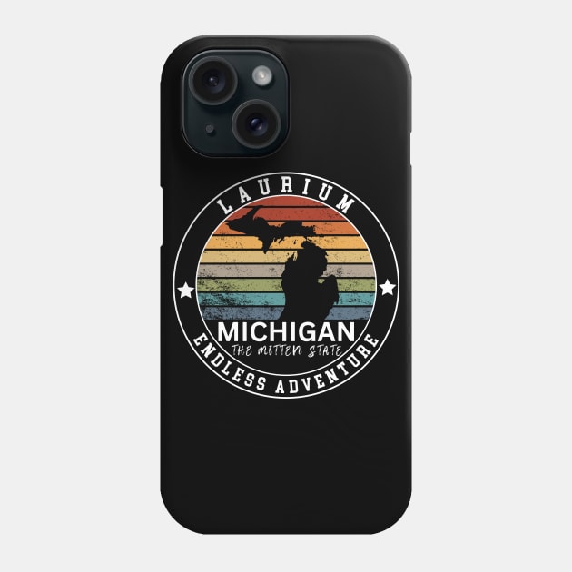 Laurium Michigan Phone Case by Energized Designs