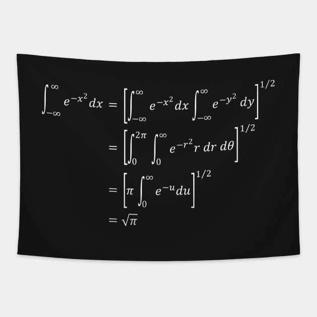 Gaussian Integral Equation Tapestry by ScienceCorner