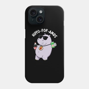 Hippo-pop-amus Funny Hippo Soda Pop Pun Phone Case