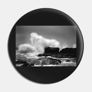 Waves Crashing Photograph Pin