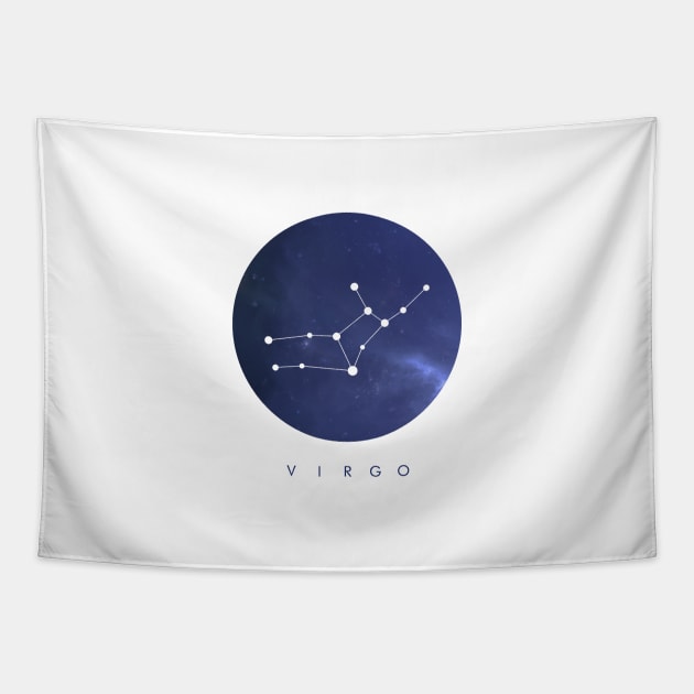 Virgo Constellation Tapestry by clothespin