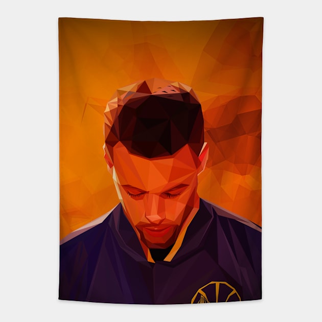 ALL LIGHTS ON STEPH / LOW POLY Tapestry by Jey13