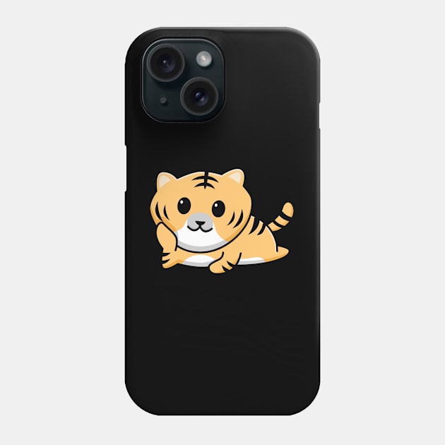 cute tiger Phone Case by BarnawiMT