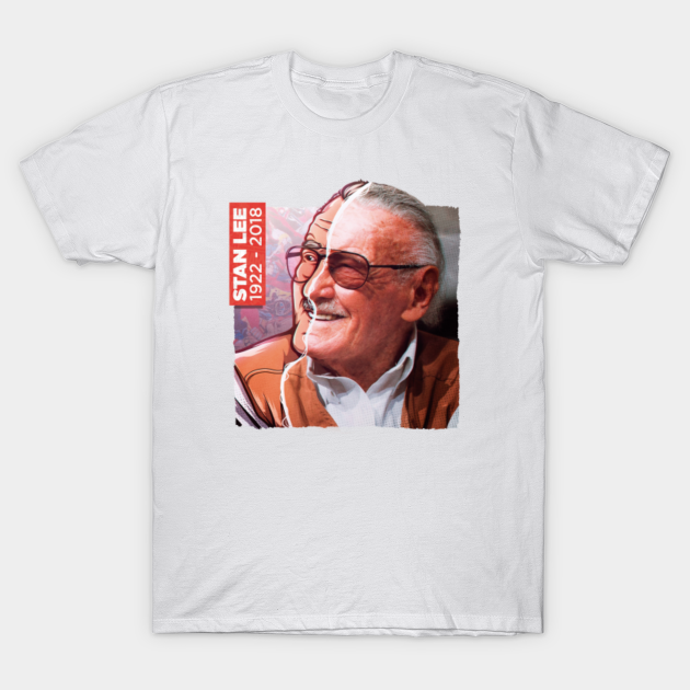 Discover Stan Lee - Commemorative Illustration v1 - Stan Lee - T-Shirt