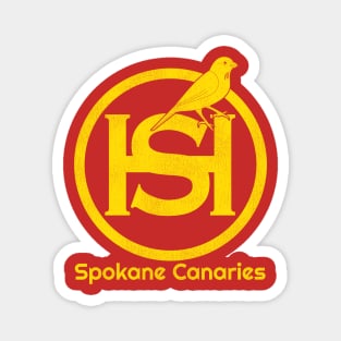 Defunct Spokane Canaries Hockey Team Magnet