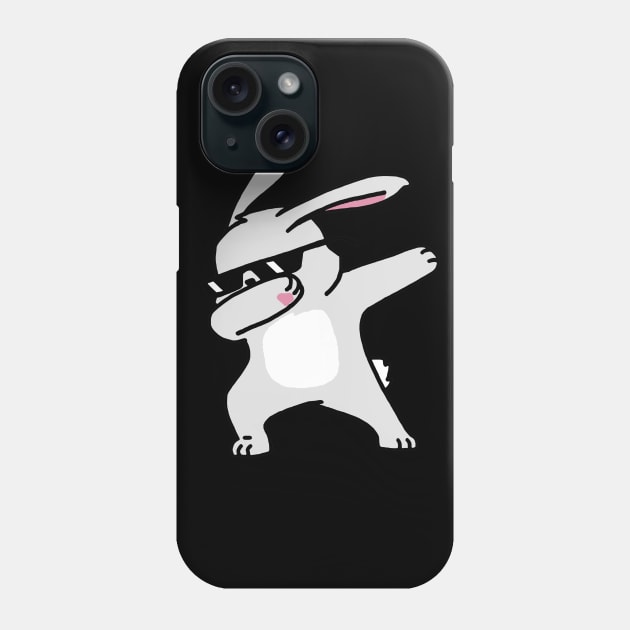 Funny Dabbing Rabbit Phone Case by jopska