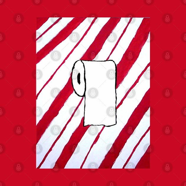 Candy Cane Toilet Paper by JadedAlice