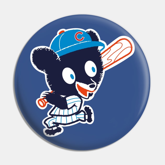Cubs Slugger Pin by ElRyeShop
