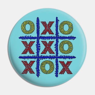 Tic Tac Toe Pin