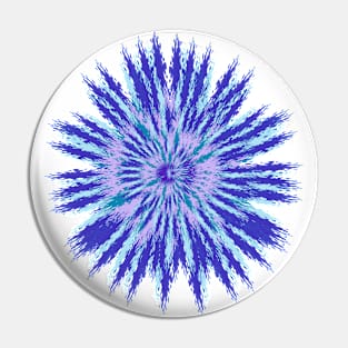 Blue & Turquoise Tie-Dye Tee Pin