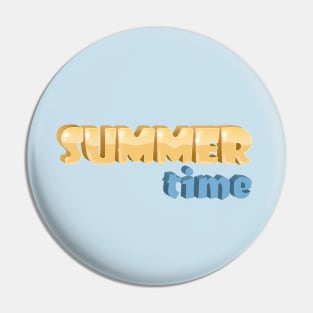 3D Hello Summer Pin