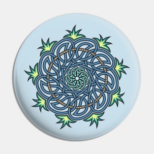 Celtic Wheel of Life 3 Pin