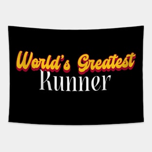 World's Greatest Runner! Tapestry