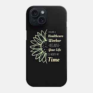 Social Worker Sunflower Design Gifts Phone Case