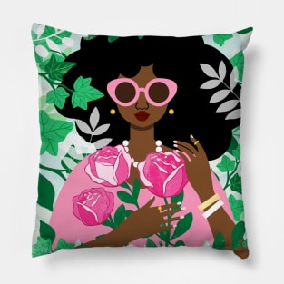 Roses and Ivy Pillow