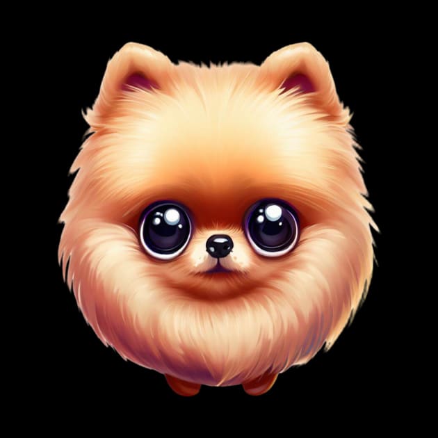 Pet-tacular Pomeranian by Art By Mojo