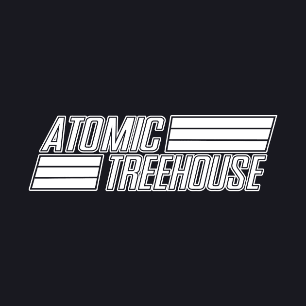 Atomic Treehouse White Logo by atomictreehouse