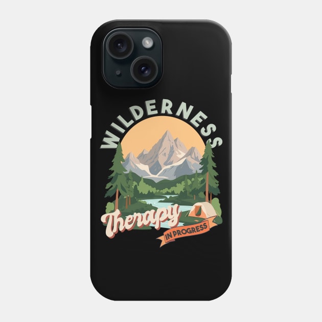 Wilderness Therapy Session in Progress Phone Case by Apache Sun Moon Rising