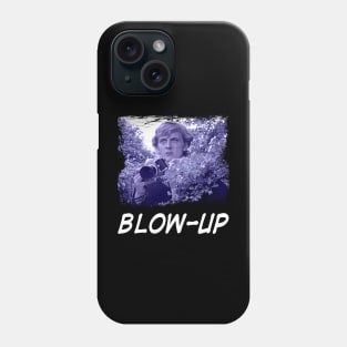 Swingin' Through Scenes BlowUp Tee with Montage of Iconic Moments from Antonioni's Masterpiece Phone Case