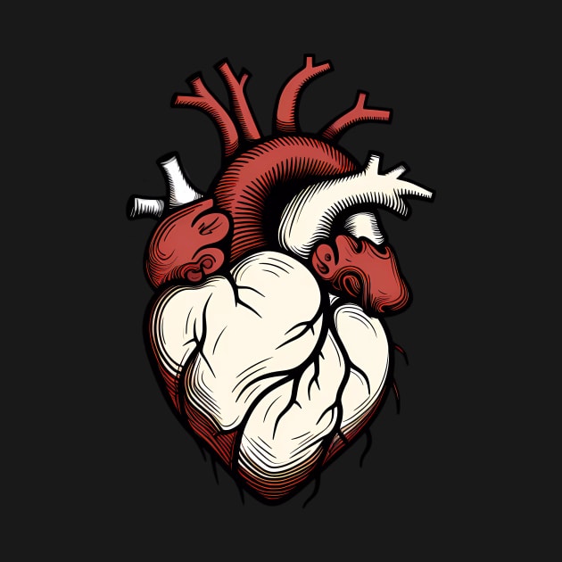 Anatomy Human Heart by UnrealArtDude