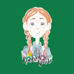 Anne is a kindred spirit - provides scope for the imagination - green T-Shirt