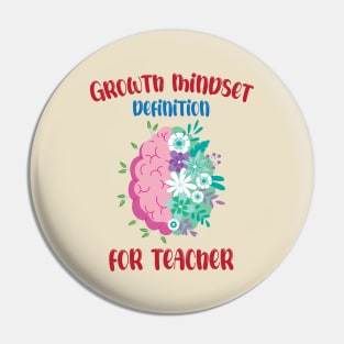 Growth Mindset Definition For Teacher Pin