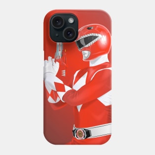 Red Sentai Power Phone Case