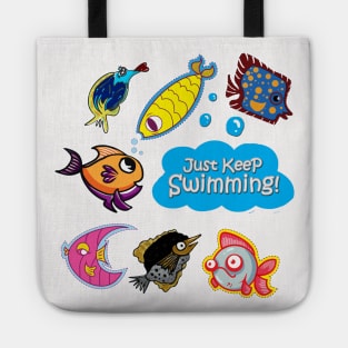 Just keep swimming Tote