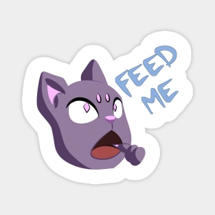 Feed me - Hungry Cat Magnet